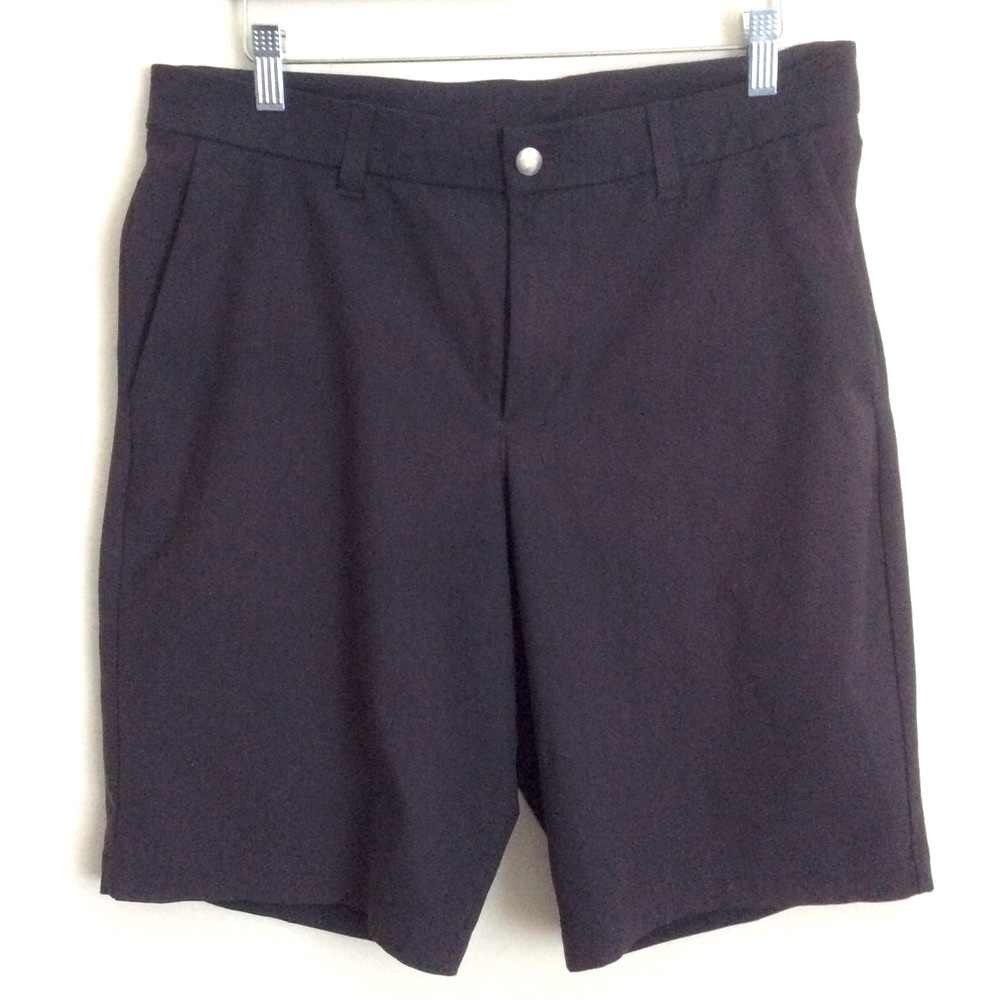 Lululemon Men’s Dark Gray Commissioner Shorts W32” INS 11” Activewear - Picture 1 of 12